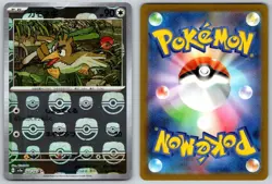 Farfetch'd (Master Ball Pattern) SV2a: Pokemon Card 151 083/165 Pokemon Card NM - Image 3