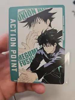 Jujutsu Kaisen Union Arena TCG - Megumi Fushiguro Action Point AP02 - Image 1