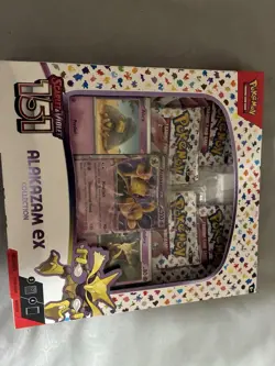 Pokemon TCG Scarlet & Violet 151 ALAKAZAM EX COLLECTION Box FACTORY SEALED - Image 1