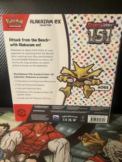Pokemon TCG Scarlet and Violet 151 Alakazam ex Collection Box (Factory Sealed) 820650855269 - Image 4