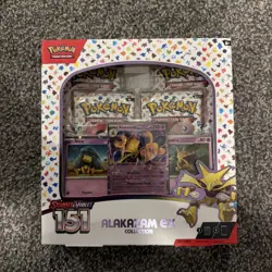 Pokemon TCG Scarlet & Violet 151 EX Alakazam Collection Box Sealed - Image 1