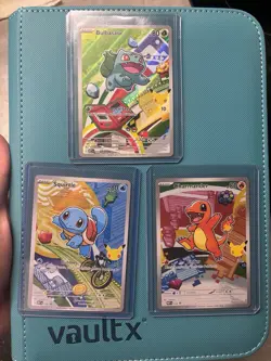 Pokemon First Partner Illustration Collection Gen 1 Kanto Starters Pack Fresh - Image 1