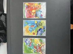 Pokemon First Partner Illustration Collection Gen 1 Kanto Starters Pack Fresh - Image 2