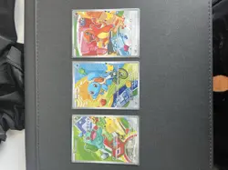 Pokemon First Partner Illustration Collection Gen 1 Kanto Starters Pack Fresh - Image 3