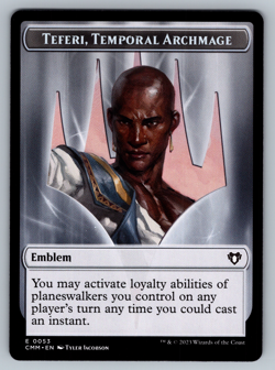 Human Soldier | Teferi, Temporal Archmage - Token NONFOIL Commander Masters MTG - Image 2