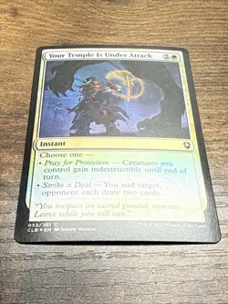 Your Temple Is Under Attack Commander Legends: Battle for Baldur's Gate Foil - Image 3