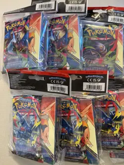 Pokemon TCG Phantasmal Flames Mini Portfolio & Booster Pack Lot Of 8 New Sealed - Image 2