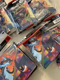 Pokemon TCG Phantasmal Flames Mini Portfolio & Booster Pack Lot Of 8 New Sealed - Image 5