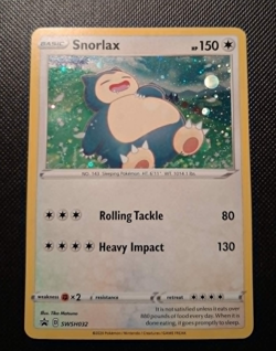 Pokemon Snorlax SWSH032 Promo Card. NM Condition - Image 1