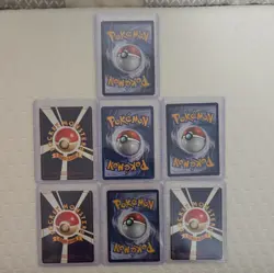 Nintendo Pokemon TCG Holo Lot - 7 Cards Nidoking, Gyarados, Entei Fossil - Image 2