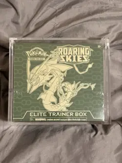 Pokemon TCG: XY Roaring Skies Elite Trainer Box w/ Acrylic Case - Image 1
