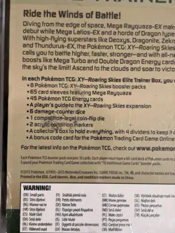 Pokemon TCG: XY Roaring Skies Elite Trainer Box w/ Acrylic Case - Image 4