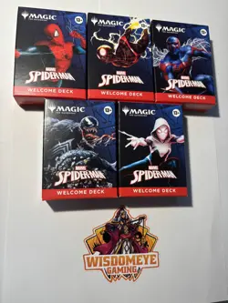 SDCC Exclusive Spider-Man Magic the Gathering Welcome Deck Set Of 5 - Image 1