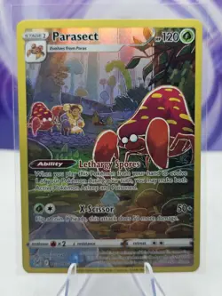 Pokemon TCG Parasect Lost Origin Trainer Gallery TG01/TG30 Holo Ultra Rare NM - Image 1