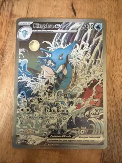 Kingdra EX 131 Pokemon TCG Scarlet & Violet Black Star Promo Holo Card - Image 3