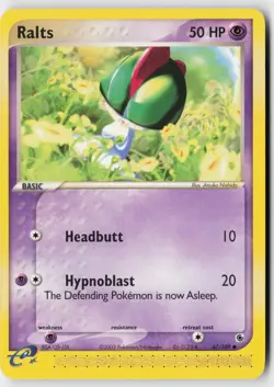 Pokemon Ralts - 67/109 - Common Ruby & Sapphire LP - Image 1