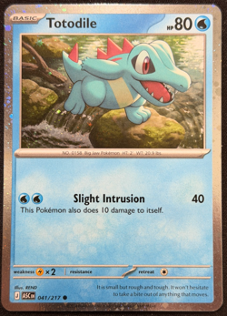 Totodile 041/217 Cosmos Holo ASC EN Pokemon TCG 2026 - Image 1