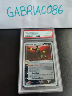 Pokemon TCG Umbreon EX Unseen Forces EX 112/115 Holo PSA 8 - Worth a Regrade - Image 1