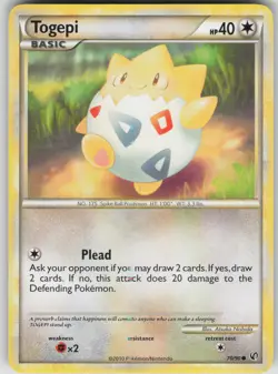 Pokemon TCG Togepi Common Undaunted 70/90 - Image 1