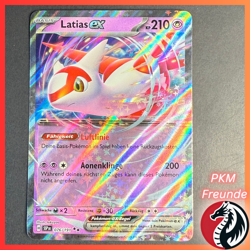 Latias EX 076/191 SSP 🟡Played 🇩🇪Deutsch Pokemon Sturmische Funken - Image 1
