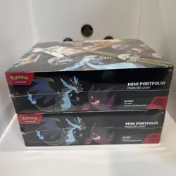 2x Pokemon Mega Evolution Phantasmal Flames Mini Portfolio Display Sealed. - Image 2