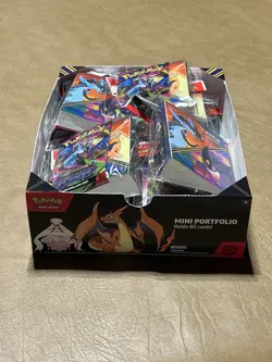 12x Lot Pokemon Phantasmal Flames Mini Portfolio Binder 1 Booster Pack w/ Box 📦 - Image 1