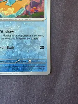 Pokemon Squirtle Costco Exclusive #007/165 Reverse Cosmos Holo Near Mint - Image 5