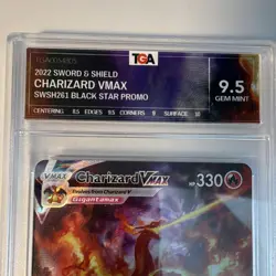 Charizard VMAX 2022 SWSH Promo SWSH261 Holo Black Star TGA 9.5 - Image 2