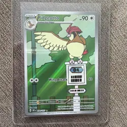Pokemon TCG Pidgeotto 208/197 Obsidian Flames Illustration Rare Holo Eng 2023 - Image 2