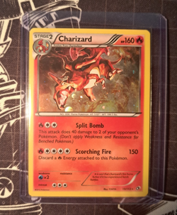 Pokemon Charizard 19/113 Cosmos Holo Black & White Legendary Treasures - Image 2