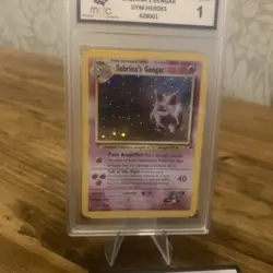 2000 Pokemon Gym Heroes Sabrina's Gengar Holo #14/132 MGC 1 Vintage UK SELLER - Image 4