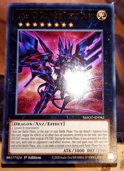 Yu-Gi-Oh! TCG Number 107: Galaxy-Eyes Tachyon Dragon Maximum Gold Mago-En062 1st - Image 1