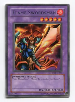 Yu-Gi-Oh! Flame Swordsman Rare englisch DB1-EN100 Flammen Schwertmeister - Image 1