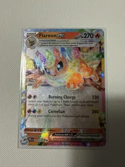 Pokemon TCG Flareon EX 14/131 Prismatic Evolutions Card - Image 1