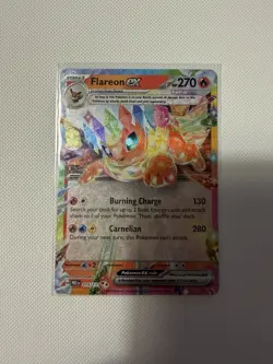 Pokemon TCG Flareon EX 14/131 Prismatic Evolutions Card - Image 1