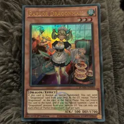 YUGIOH - Parlor Dragonmaid BLMM-EN060 Ultra Rare 1st Edition NM - Image 1