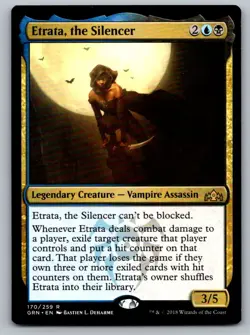Etrata, the Silencer 170 Rare Guilds of Ravnica Magic: The Gathering LP - Image 1