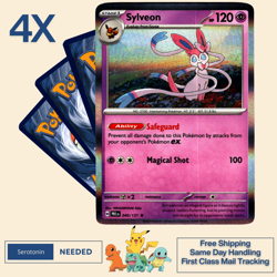 [4x Playset] Sylveon 40/131 [x4] - [HOLO] Prismatic Evo - Pokemon TCG - Playable - Image 1