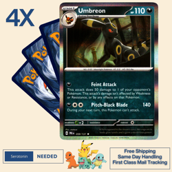 [4x Playset] Umbreon 59/131 [x4] [HOLO] Prismatic Evo - Pokemon TCG - Playable - Image 1