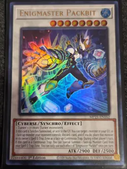 Enigmaster Packbit MP25-EN162 Ultra Rare 2025 Mega-Pack Yu-Gi-Oh Near Mint - Image 1