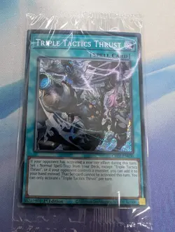YuGiOh! Triple Tactics Thrust CH01-EN030 Secret Rare Secret Rare 1st Ed SEALED - Image 1