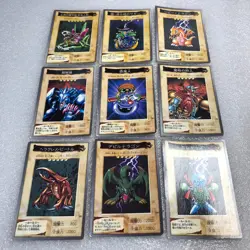 Yu-Gi-Oh! 1998 Japanese Bandai 9 Cards Lot - Excellent - Yugioh - #0548 - Image 2