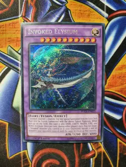 Invoked Elysium FUEN-EN033 Secret Rare Mint Condition 1st Edition - Image 1