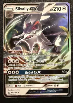 Silvally GX 116/156 Ultra Prism NM Ultra Rare Pokemon Card NM - Image 1