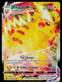 Pokemon Card Sword & Shield Promo Pikachu VMAX SWSH286 Holo Promo - Image 1