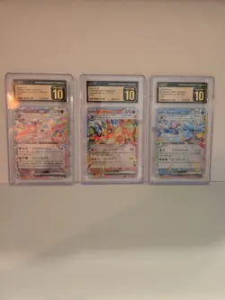 CGC 10 PRISTINE Flareon Sylveon Glaceon Terastal Festival Pokemon Card - Image 1
