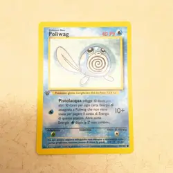 Pokemon Card - Poliwag 1st Edition Italian Base Set 59/102 Common - Image 1