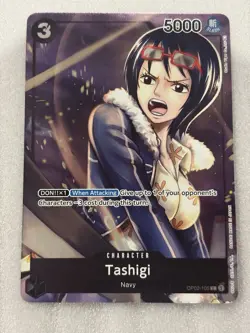 Tashigi (Box Topper) OP02-105 Alt Art Paramount War - One Piece Card Game - NM - Image 1