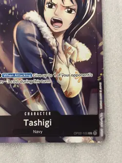 Tashigi (Box Topper) OP02-105 Alt Art Paramount War - One Piece Card Game - NM - Image 4