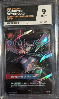 Riftbound TCG Kai'sa Daughter of The Void 299*/298 Over Number Signature card - Image 1